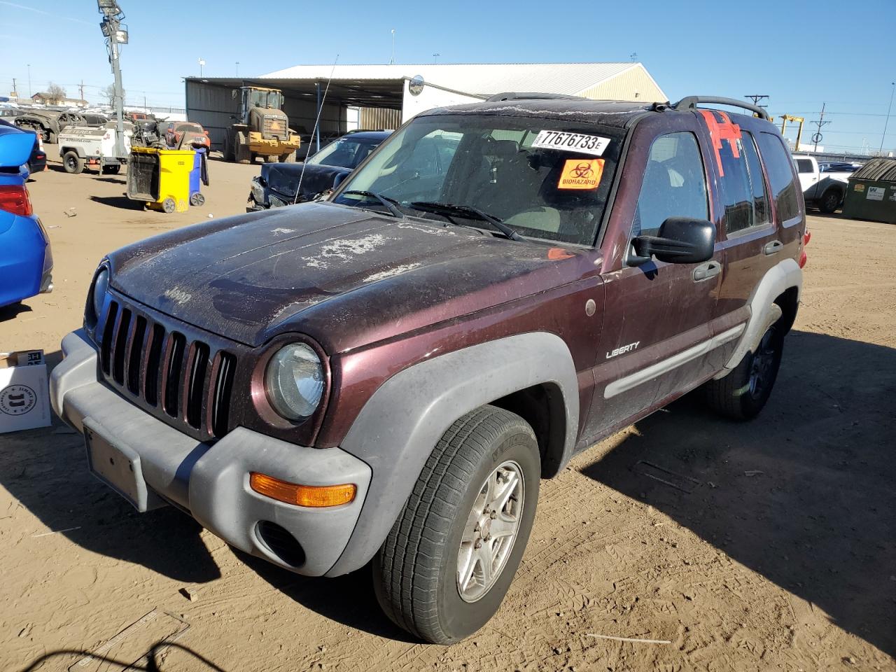 Image 1 of 2004 JEEP LIBERTY SPORT 2004 with VIN 1J4GL48K24W139711