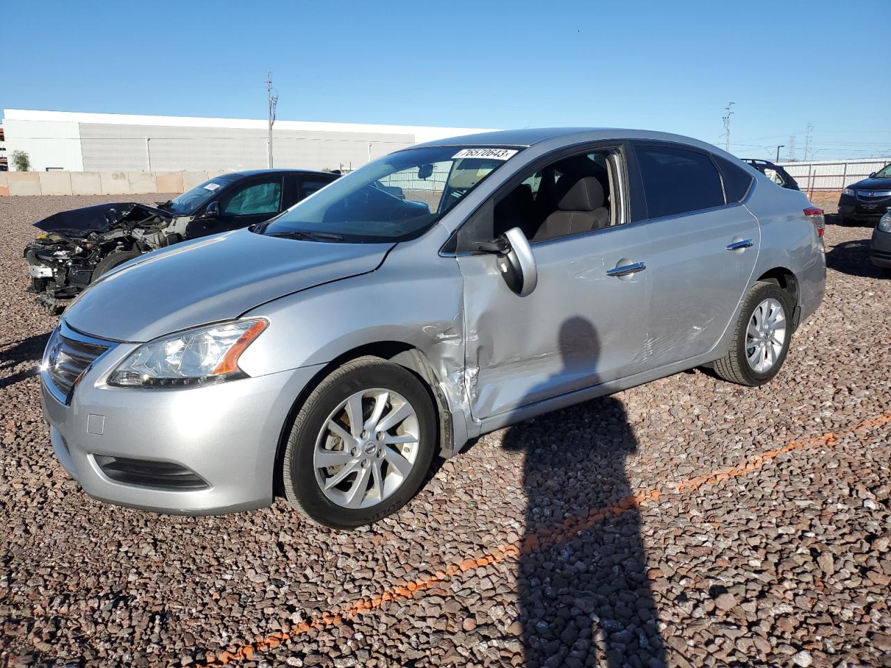 Image 1 of 2015 NISSAN SENTRA S 2015 with VIN 3N1AB7AP3FY325360