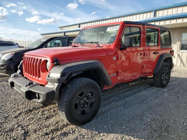 Image 1 of 2018 JEEP WRANGLER UNLIMITED SPORT 2018 with VIN 1C4HJXDG0JW256315