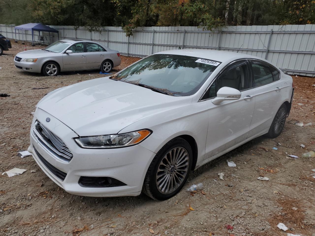 Image 1 of 2016 FORD FUSION TITANIUM 2016 with VIN 3FA6P0K95GR217321