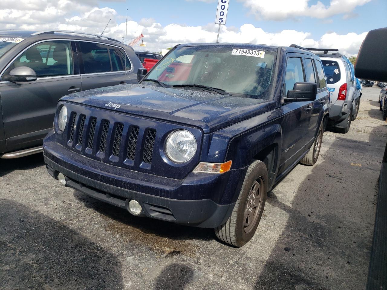 Изображение 1 2016 JEEP PATRIOT SPORT 2016 с VIN 1C4NJPBA4GD732474