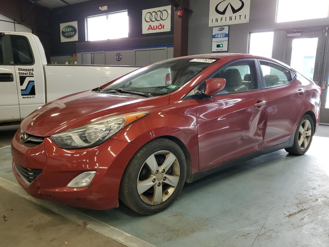Image 1 of 2012 HYUNDAI ELANTRA GLS 2012 with VIN KMHDH4AEXCU320866