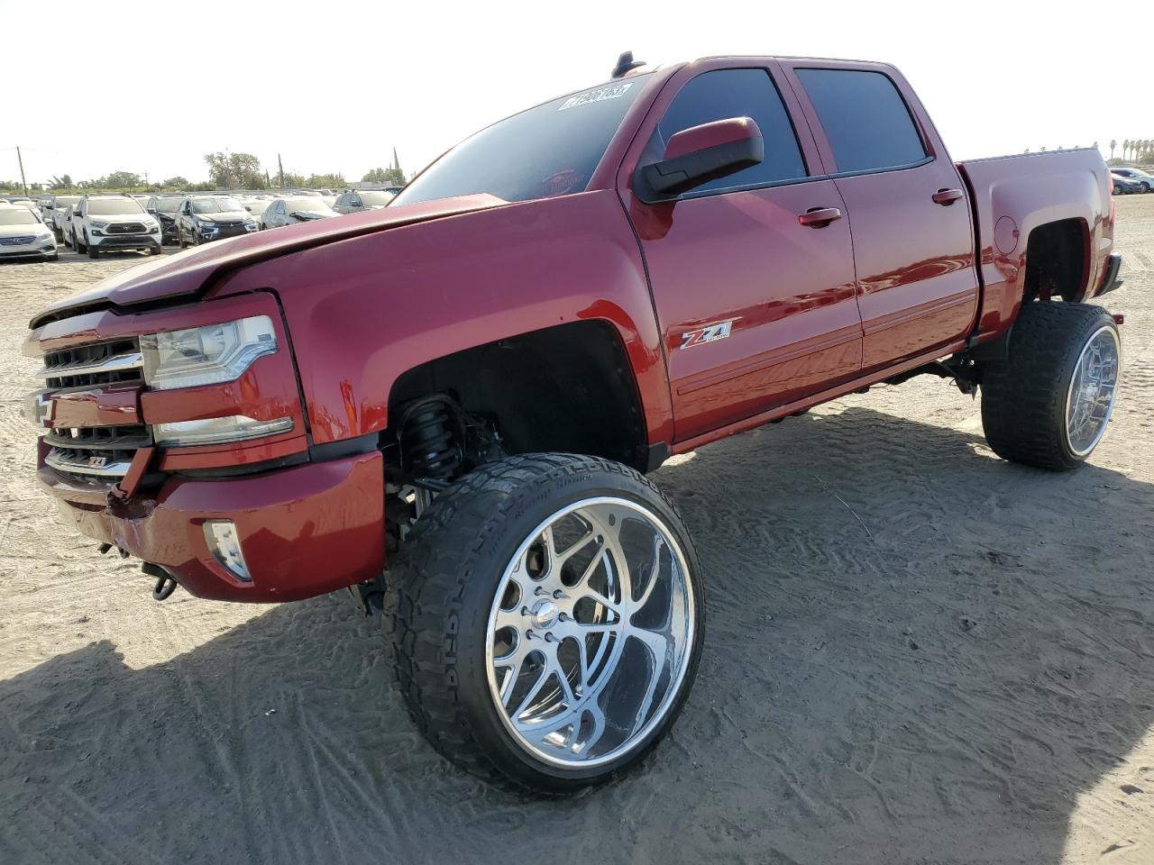 Изображение 1 2018 CHEVROLET SILVERADO K1500 LT 2018 с VIN 3GCUKREC9JG584558