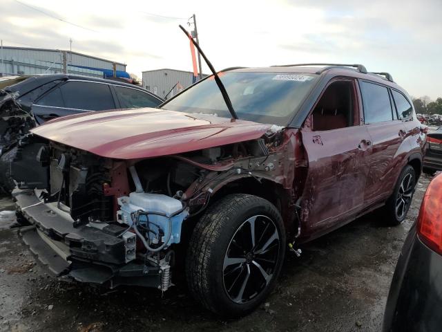 Image 1 of 2021 TOYOTA HIGHLANDER XSE 2021 with VIN 5TDLZRAH4MS063665