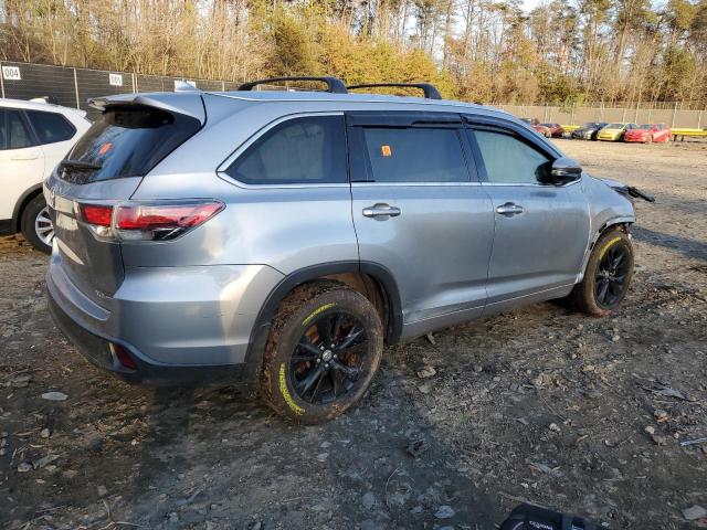 Image 3 of 2015 TOYOTA HIGHLANDER XLE 2015 with VIN 5TDJKRFH7FS082606