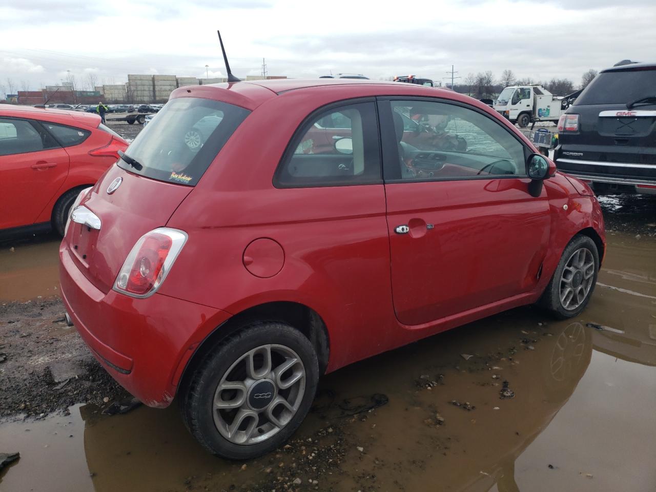 Image 3 of 2012 FIAT 500 POP 2012 with VIN 3C3CFFAR8CT355196