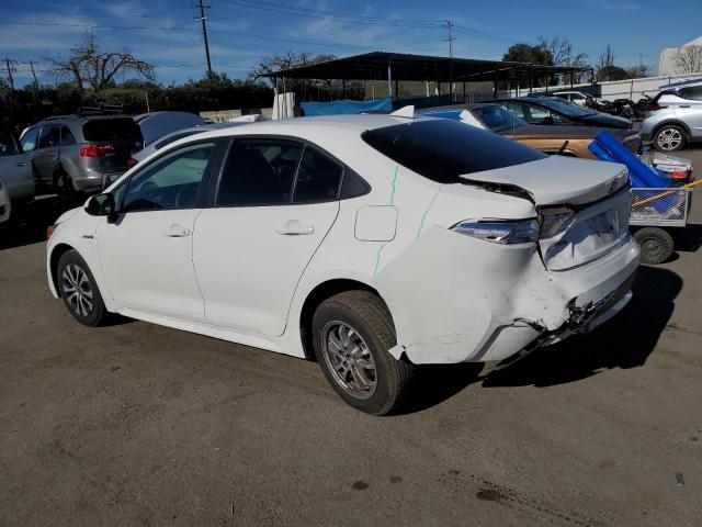 Image 2 of 2021 TOYOTA COROLLA LE 2021 with VIN JTDEAMDE8MJ016592