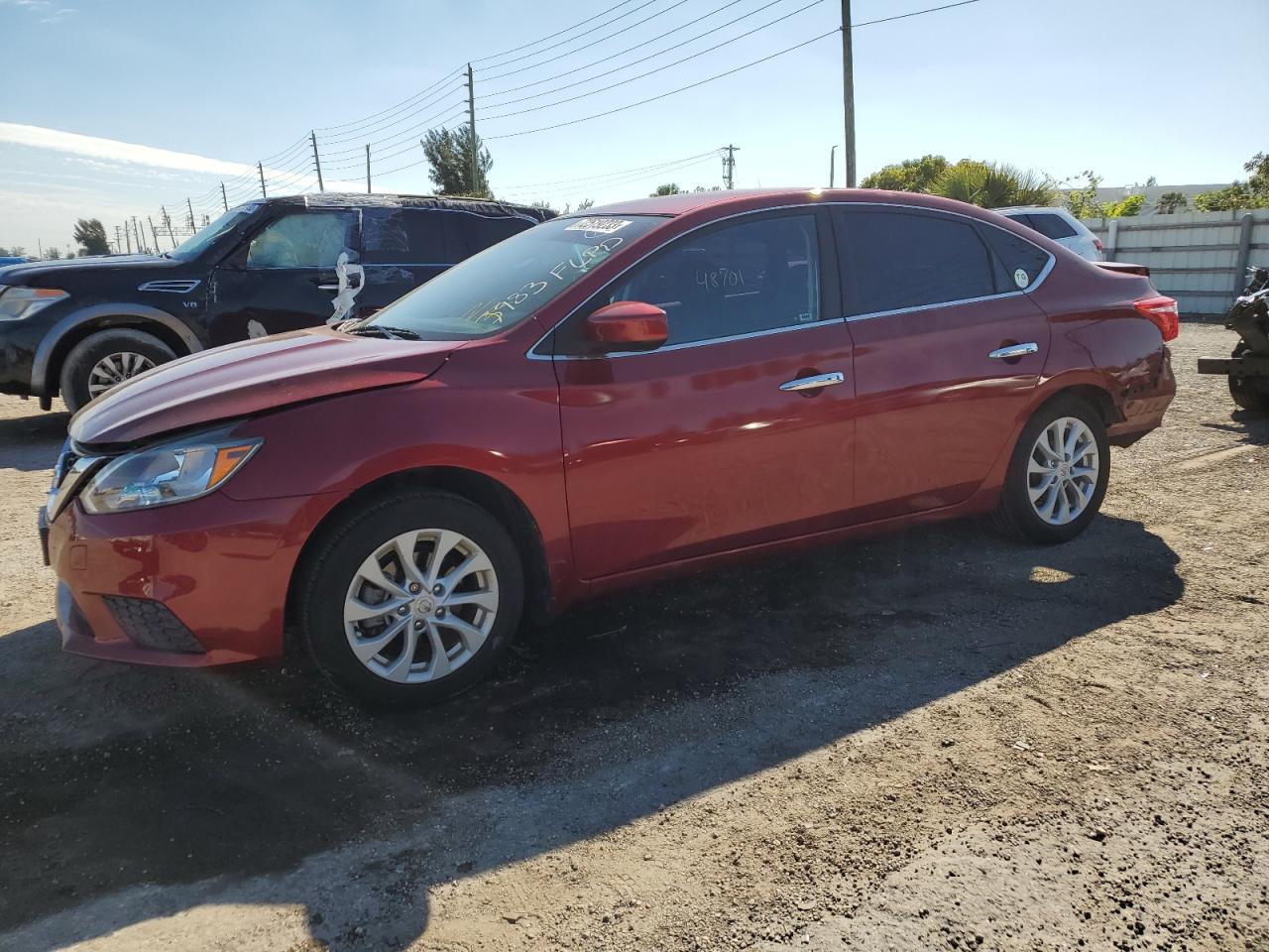 Image 1 of 2019 NISSAN SENTRA S 2019 with VIN 3N1AB7AP2KY393983