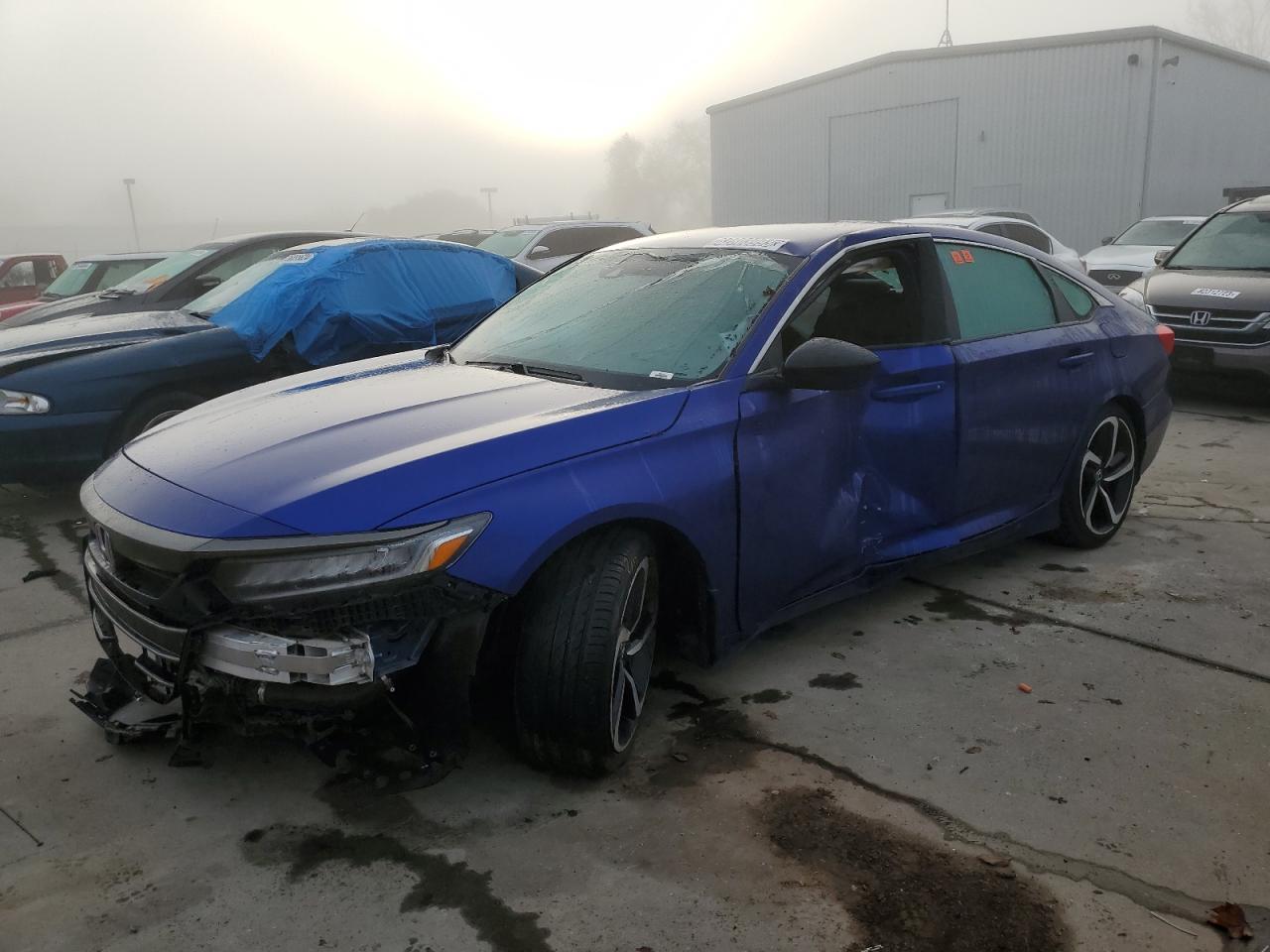 Изображение 1 2021 HONDA ACCORD SPORT 2021 с VIN 1HGCV1F37MA078802