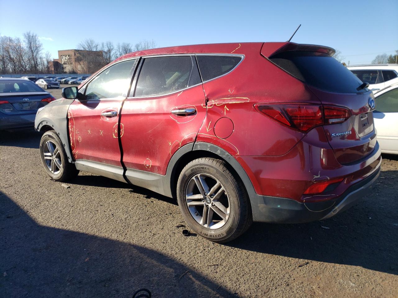 Image 2 of 2018 HYUNDAI SANTA FE SPORT  2018 with VIN 5XYZTDLB1JG513546