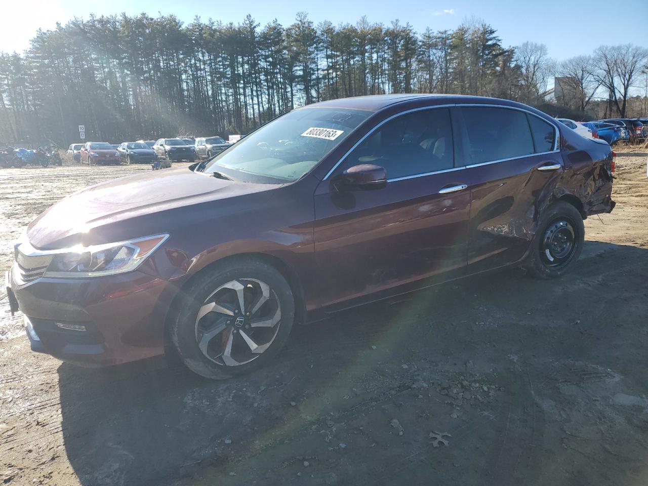 Image 1 of 2016 HONDA ACCORD EXL 2016 with VIN 1HGCR2F84GA094532