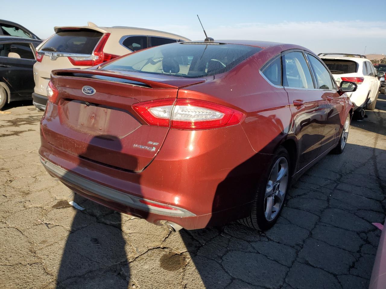 Image 3 of 2014 FORD FUSION SE HYBRID 2014 with VIN 3FA6P0LUXER255028