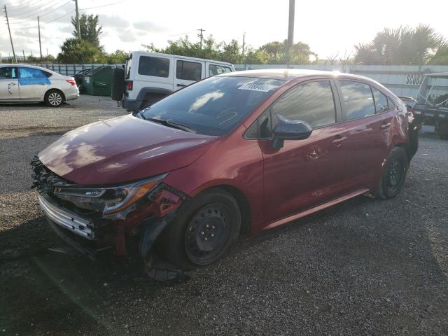 Image 1 of 2022 TOYOTA COROLLA LE 2022 with VIN JTDEPMAE7NJ227500