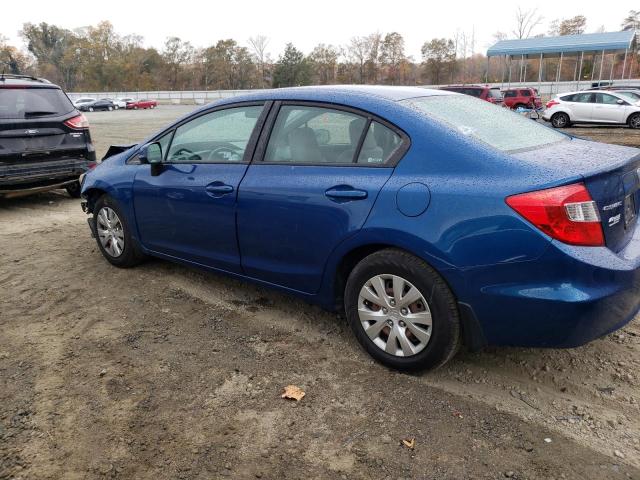 Image 2 of 2012 HONDA CIVIC LX 2012 with VIN 19XFB2E57CE004997