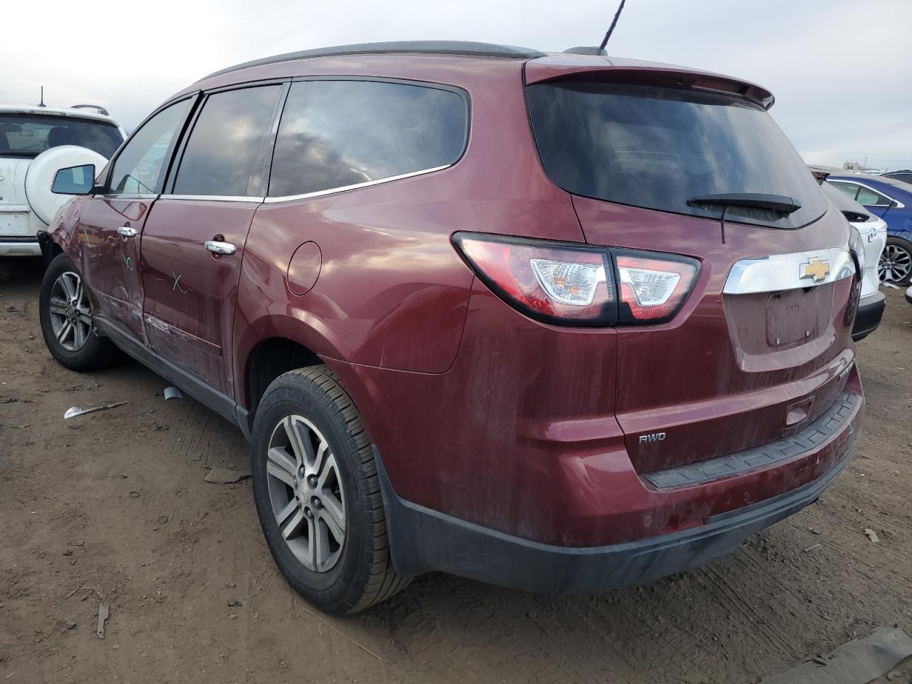 Image 2 of 2016 CHEVROLET TRAVERSE LT 2016 with VIN 1GNKVGKD4GJ102304
