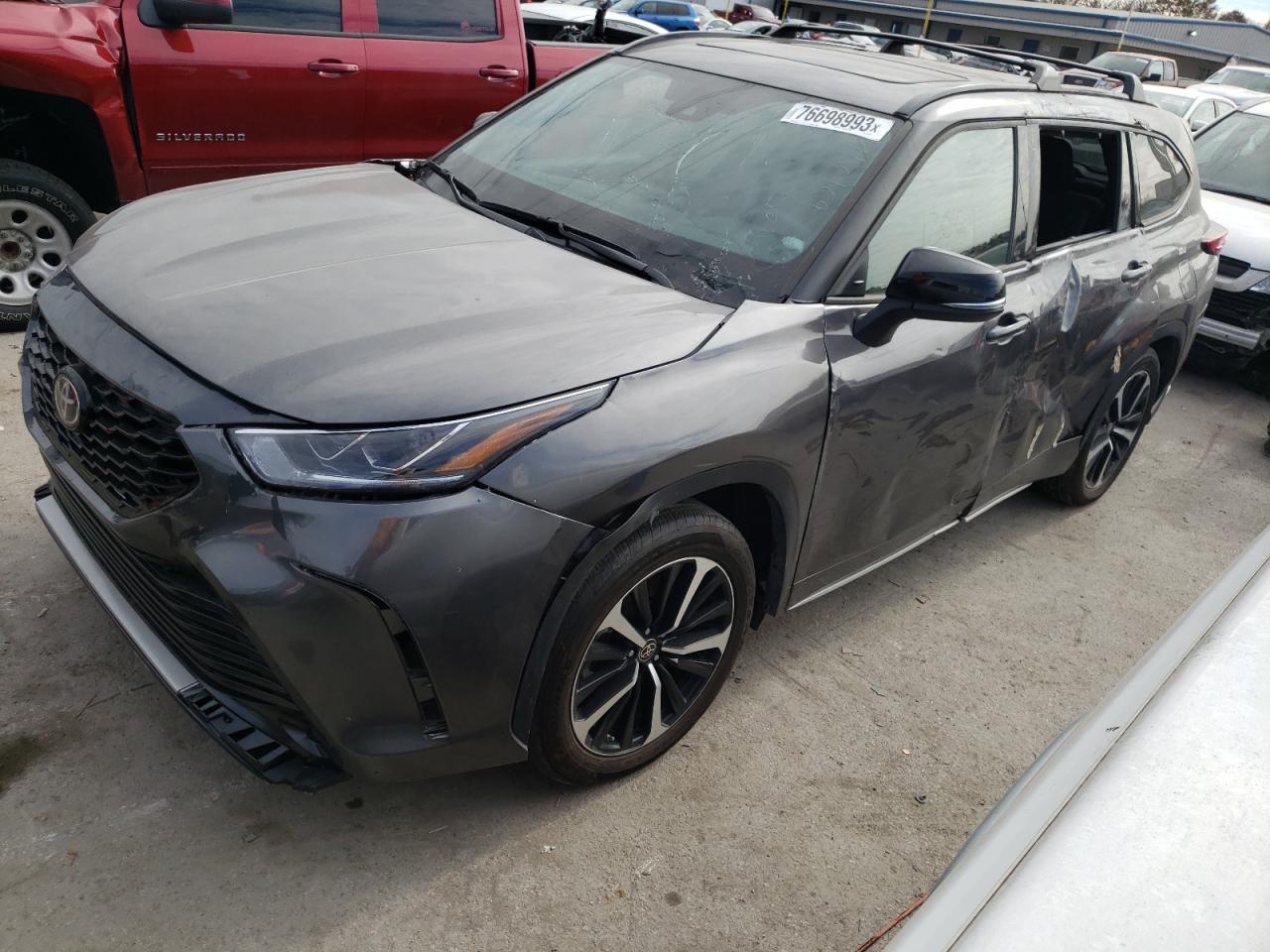 Image 1 of 2021 TOYOTA HIGHLANDER XSE 2021 with VIN 5TDJZRAH9MS064219