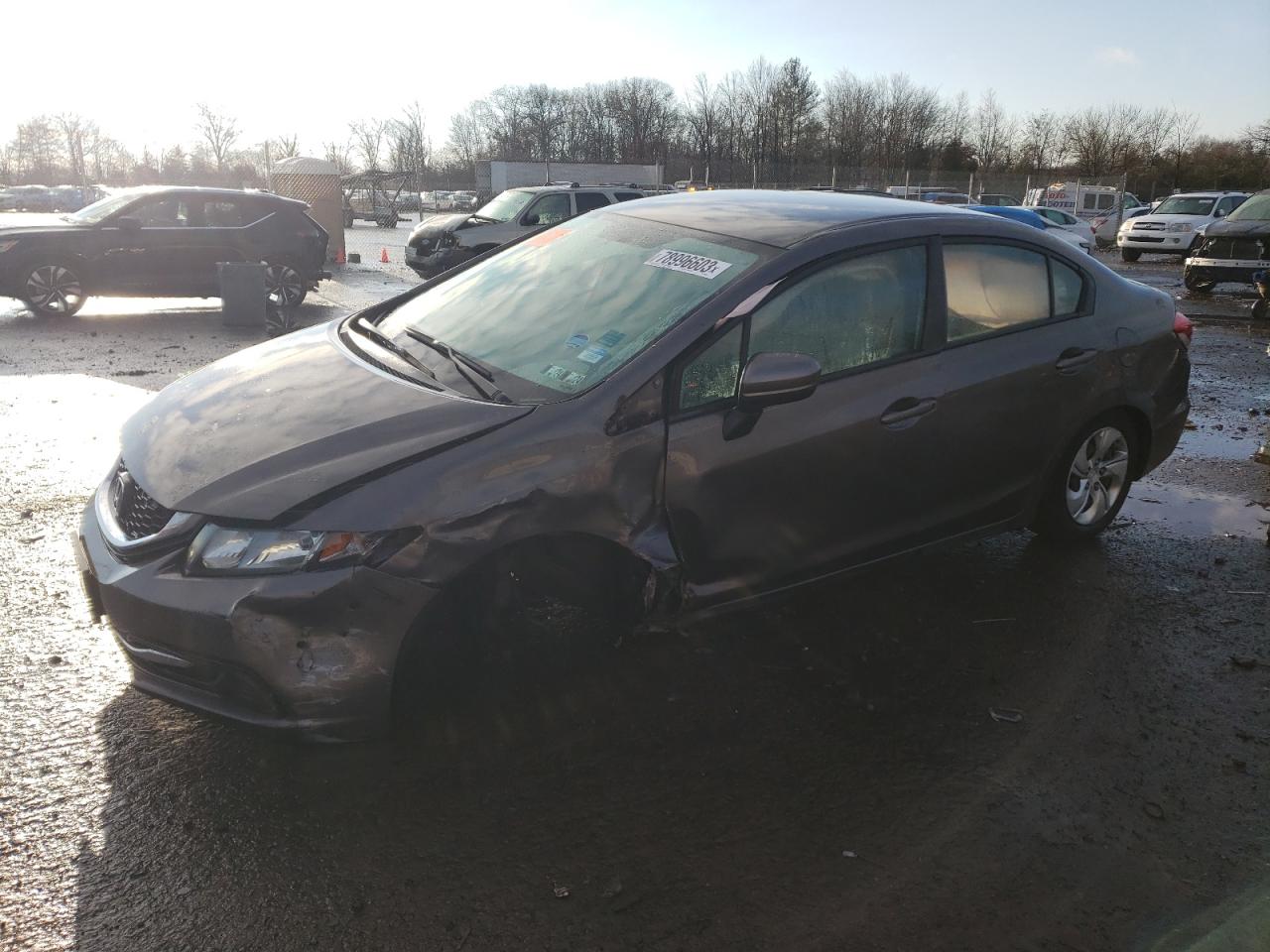 Изображение 1 2014 HONDA CIVIC LX 2014 с VIN 2HGFB2F50EH508976