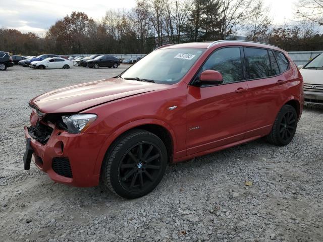 Image 1 of 2015 BMW X3 XDRIVE28I 2015 with VIN 5UXWX9C5XF0D57620