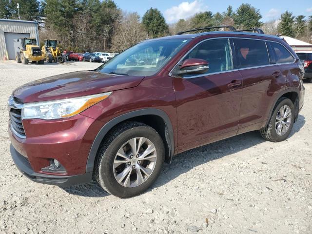 Obraz 1 z 2015 TOYOTA HIGHLANDER XLE 2015 z VIN 5TDJKRFH6FS206221