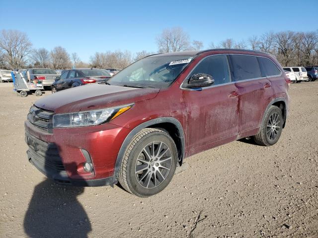 Image 1 of 2017 TOYOTA HIGHLANDER SE 2017 with VIN 5TDJZRFH0HS371728