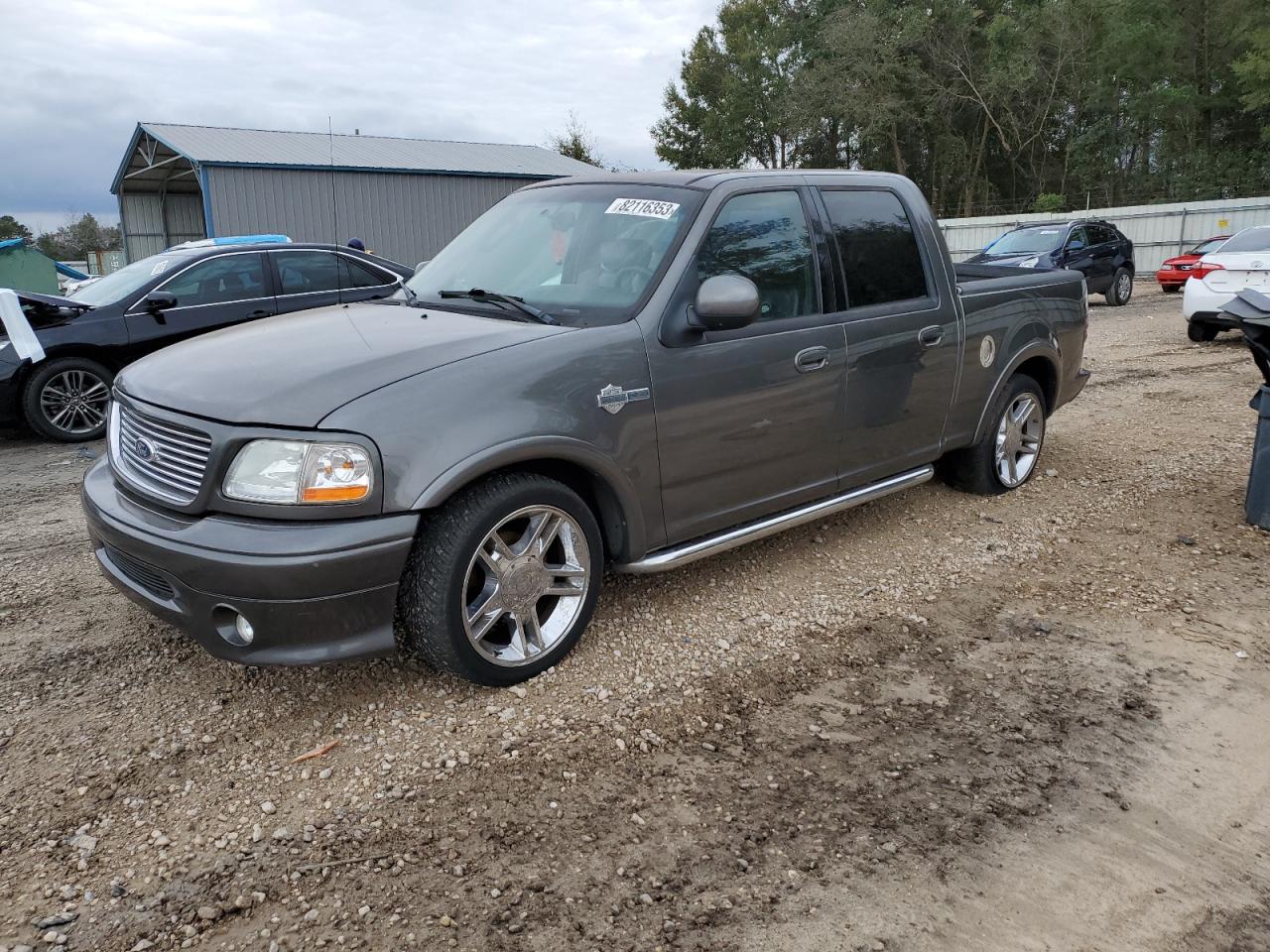 Image 1 of 2002 FORD F150 SUPERCREW HARLEY DAVIDSON 2002 with VIN 1FTRW07332KD44872