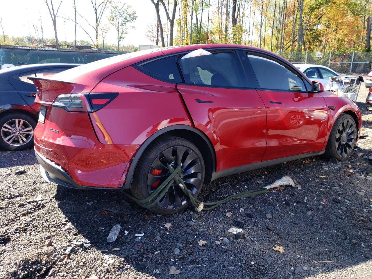 Image 3 of 2022 TESLA MODEL Y  2022 with VIN 7SAYGDEF0NF461133