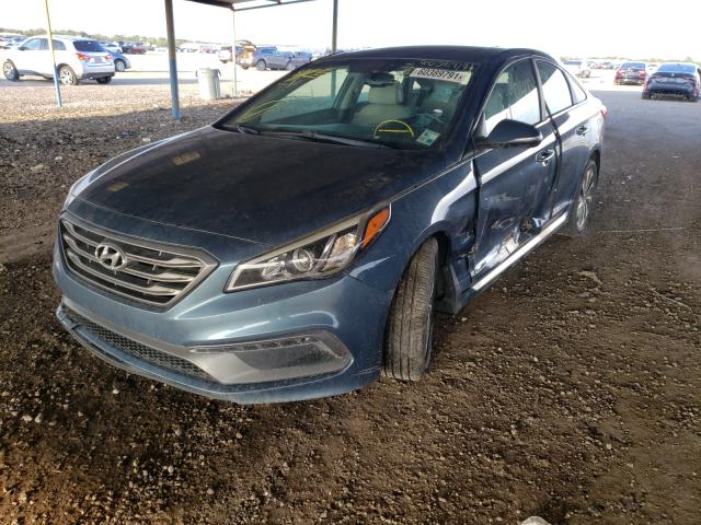 Image 2 of 2017 HYUNDAI SONATA SPORT 2017 with VIN 5NPE34AF4HH436632
