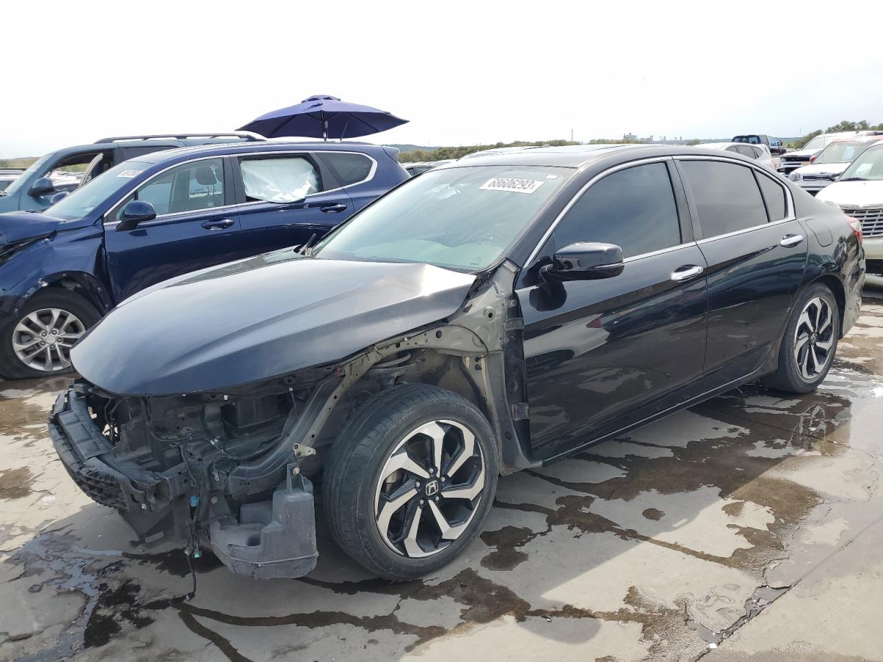 Image 1 of 2016 HONDA ACCORD EXL 2016 with VIN 1HGCR2F8XGA186762