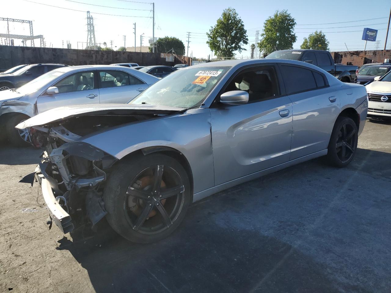 Image 1 of 2017 DODGE CHARGER SXT 2017 with VIN 2C3CDXJG0HH566113