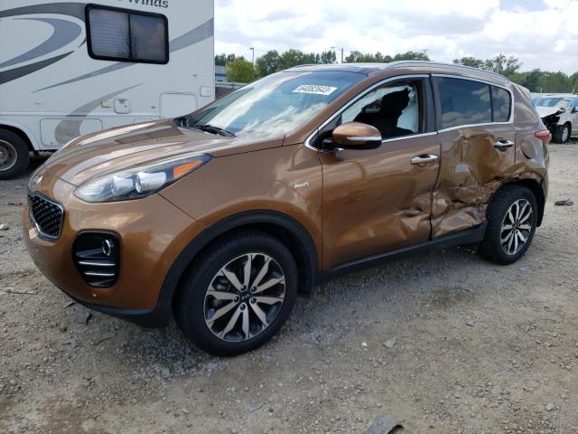 Image 1 of 2017 KIA SPORTAGE EX 2017 with VIN KNDPNCAC0H7128073