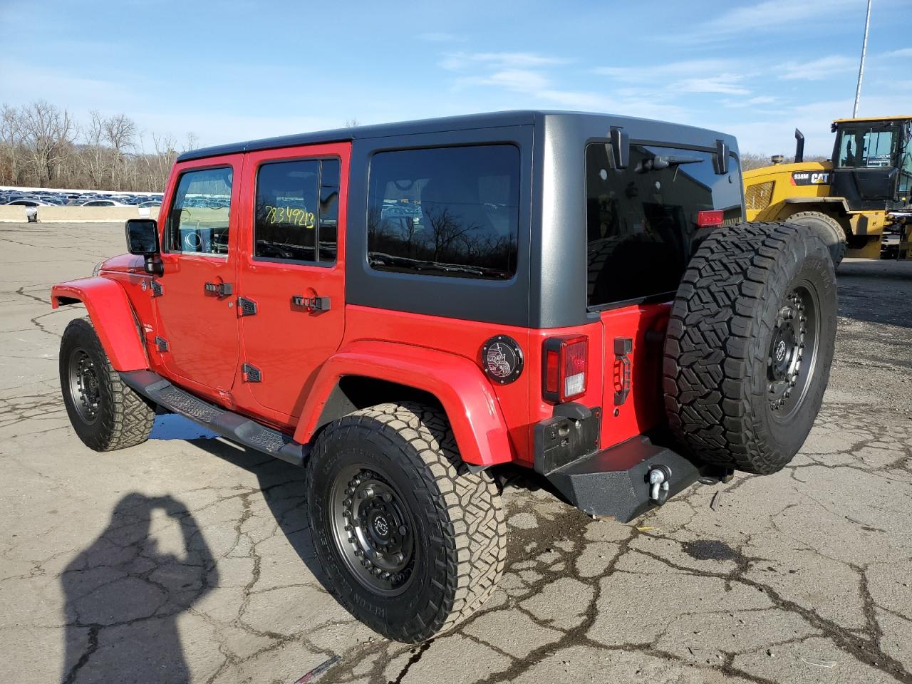 Image 2 of 2015 JEEP WRANGLER UNLIMITED SAHARA 2015 with VIN 1C4HJWEG8FL567511