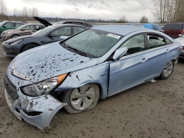 Image 1 of 2015 HYUNDAI SONATA HYBRID 2015 with VIN KMHEC4A40FA134673