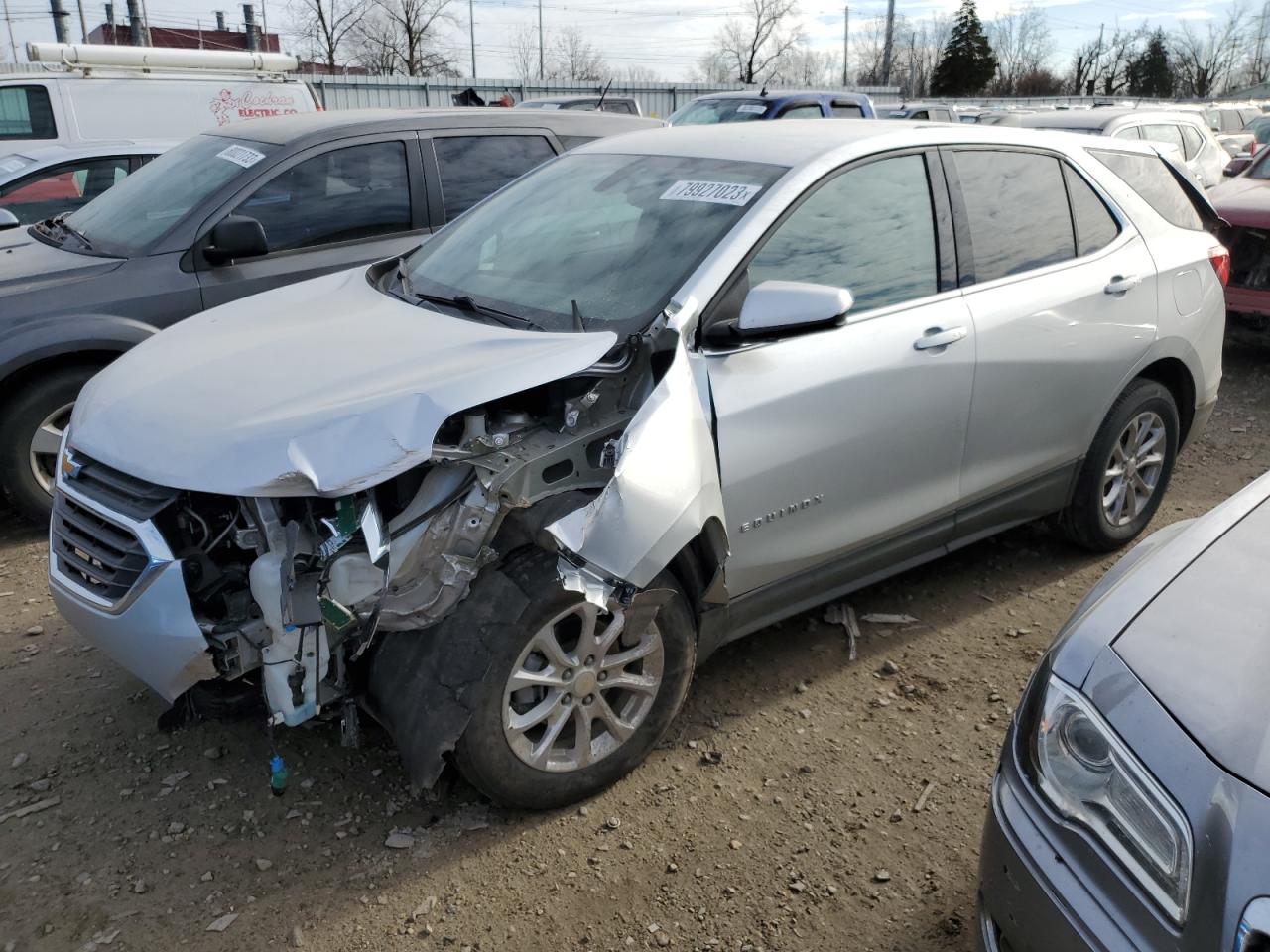 Image 1 of 2019 CHEVROLET EQUINOX LT 2019 with VIN 3GNAXUEV5KS590324