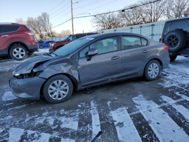 Image 1 of 2012 HONDA CIVIC LX 2012 with VIN 19XFB2F52CE065088