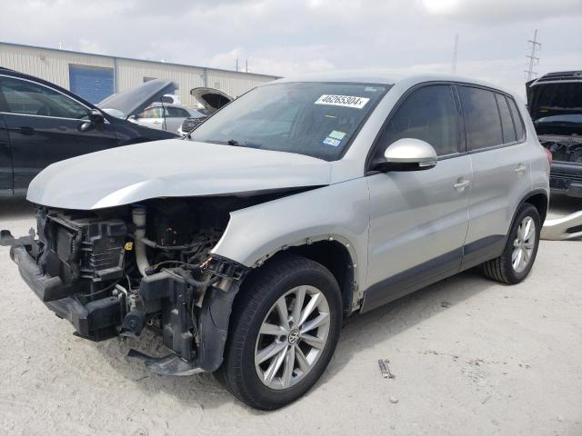 Image 1 of 2014 VOLKSWAGEN TIGUAN S 2014 with VIN WVGAV3AX6EW608365