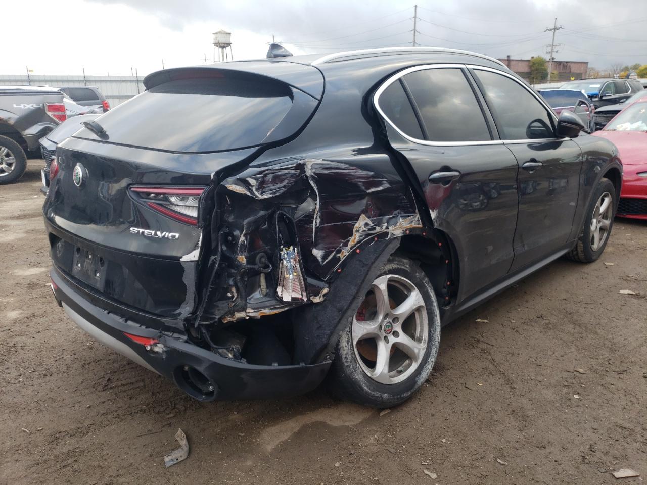 Image 3 of 2018 ALFA ROMEO STELVIO  2018 with VIN ZASFAKAN2J7B79476