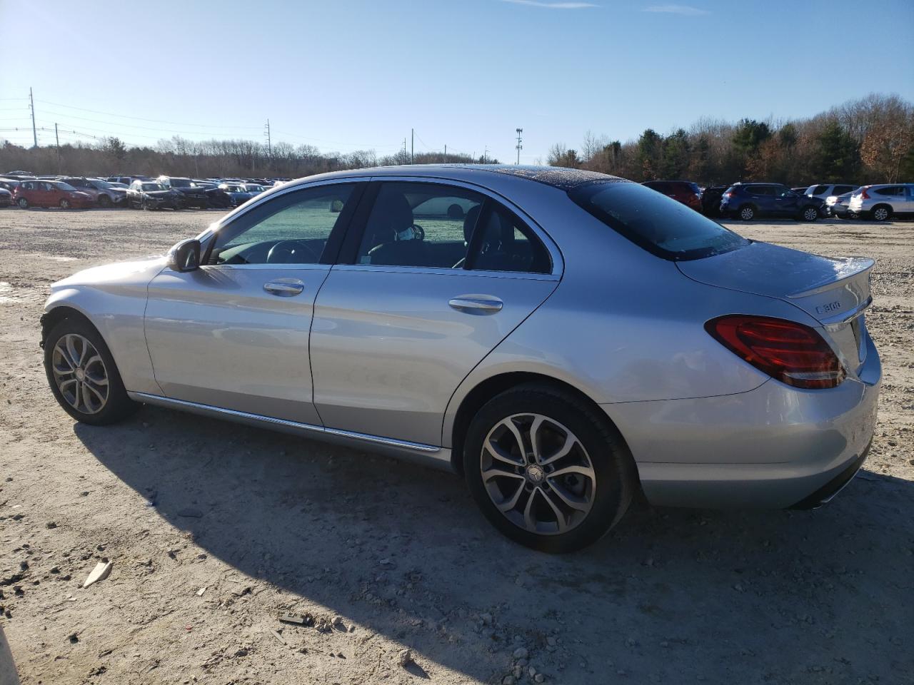 Image 2 of 2017 MERCEDES-BENZ C 300 4MATIC 2017 with VIN 55SWF4KB1HU188313