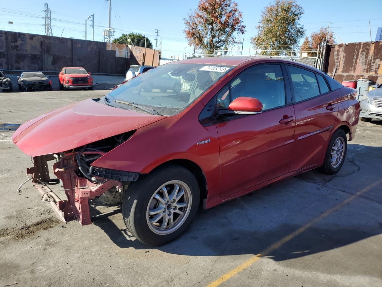 Image 1 of 2017 TOYOTA PRIUS  2017 with VIN JTDKARFU3H3529358