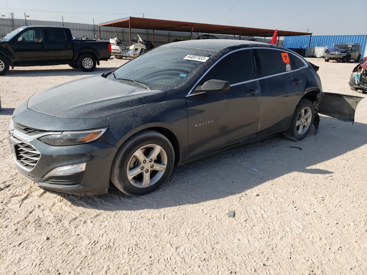 Изображение 1 2021 CHEVROLET MALIBU LS 2021 с VIN 1G1ZB5ST2MF040209