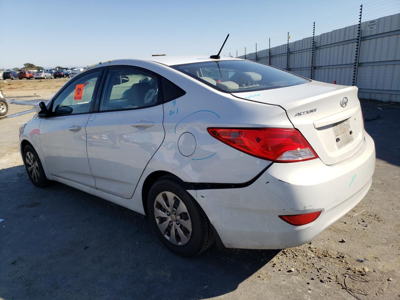 Image 2 of 2017 HYUNDAI ACCENT SE 2017 with VIN KMHCT4AE3HU361664