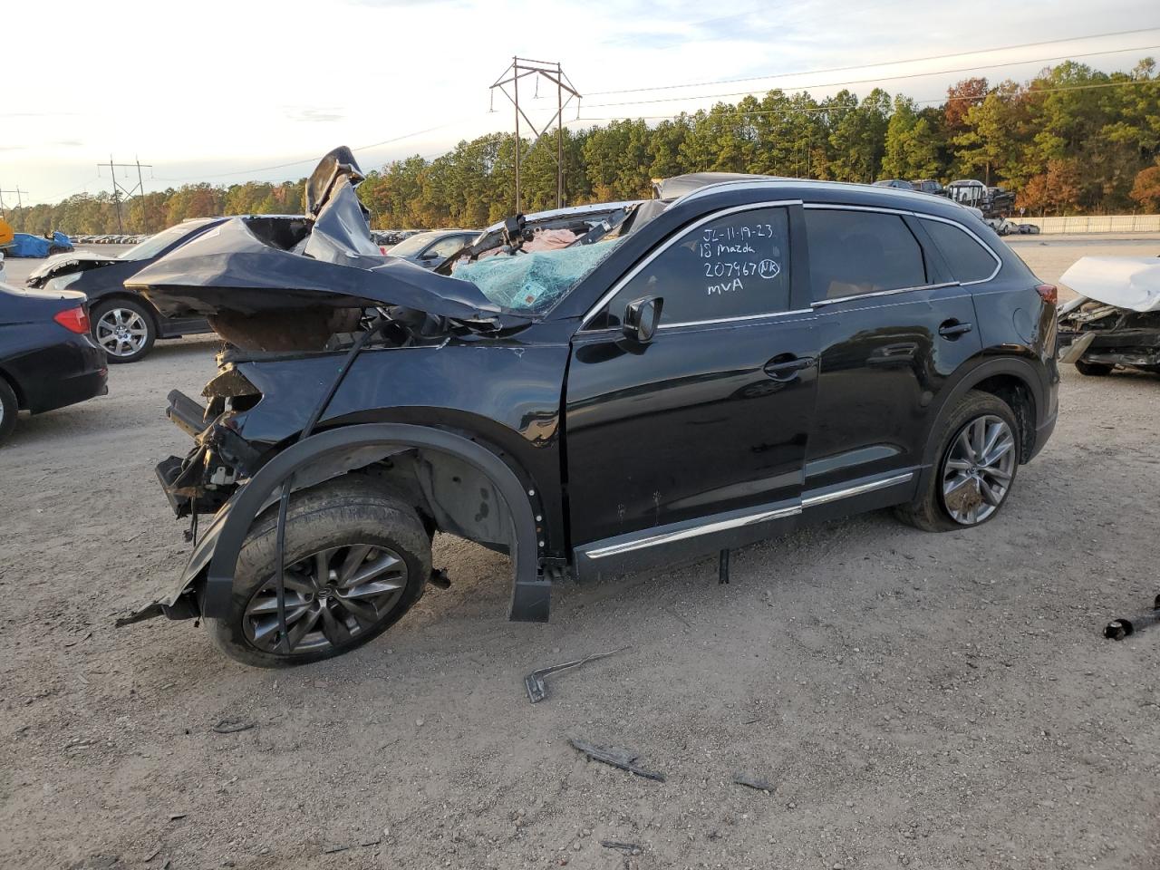 Image 1 of 2018 MAZDA CX-9 GRAND TOURING 2018 with VIN JM3TCADY1J0207967