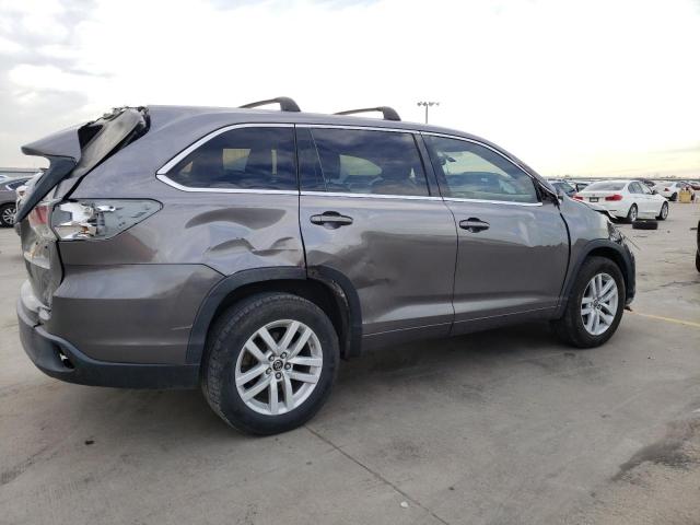 Image 3 of 2016 TOYOTA HIGHLANDER LE 2016 with VIN 5TDZARFHXGS020785