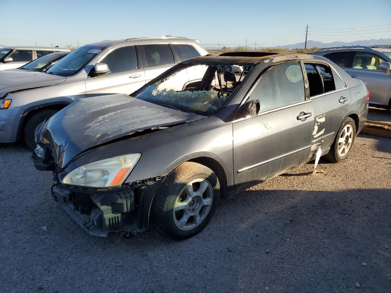 Image 1 of 2003 HONDA ACCORD EX 2003 with VIN 1HGCM66563A075860