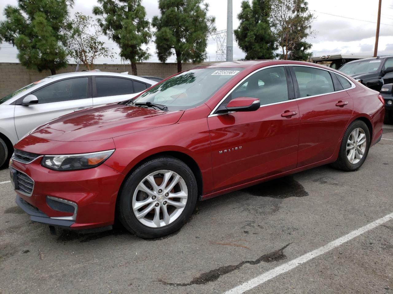 Image 1 of 2017 CHEVROLET MALIBU LT 2017 with VIN 1G1ZE5ST6HF155487