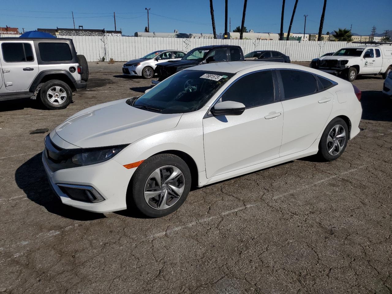 Image 1 of 2021 HONDA CIVIC LX 2021 with VIN 2HGFC2F67MH545379
