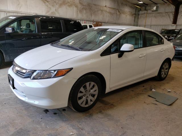 Image 1 of 2012 HONDA CIVIC LX 2012 with VIN 19XFB2F50CE108178