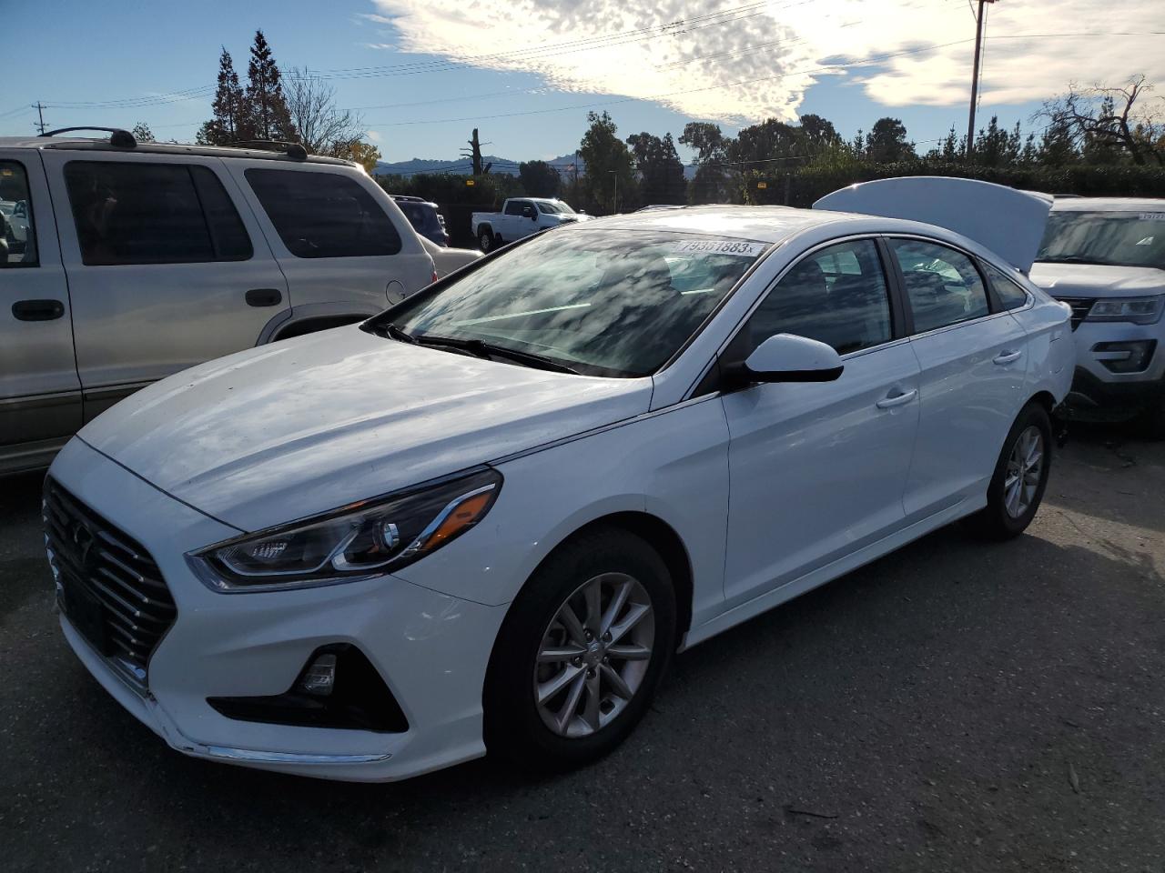 Image 1 of 2019 HYUNDAI SONATA SE 2019 with VIN 5NPE24AF0KH775107