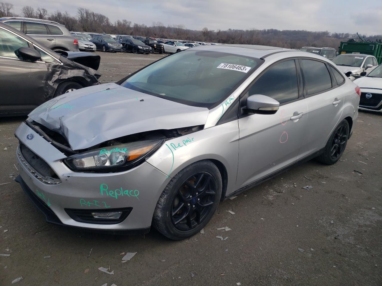Изображение 1 2016 FORD FOCUS SE 2016 с VIN 1FADP3F22GL307501