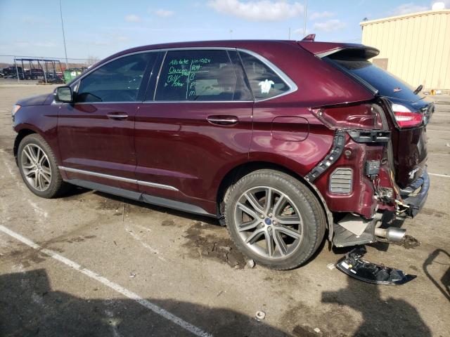 Image 2 of 2019 FORD EDGE TITANIUM 2019 with VIN 2FMPK3K9XKBC75510