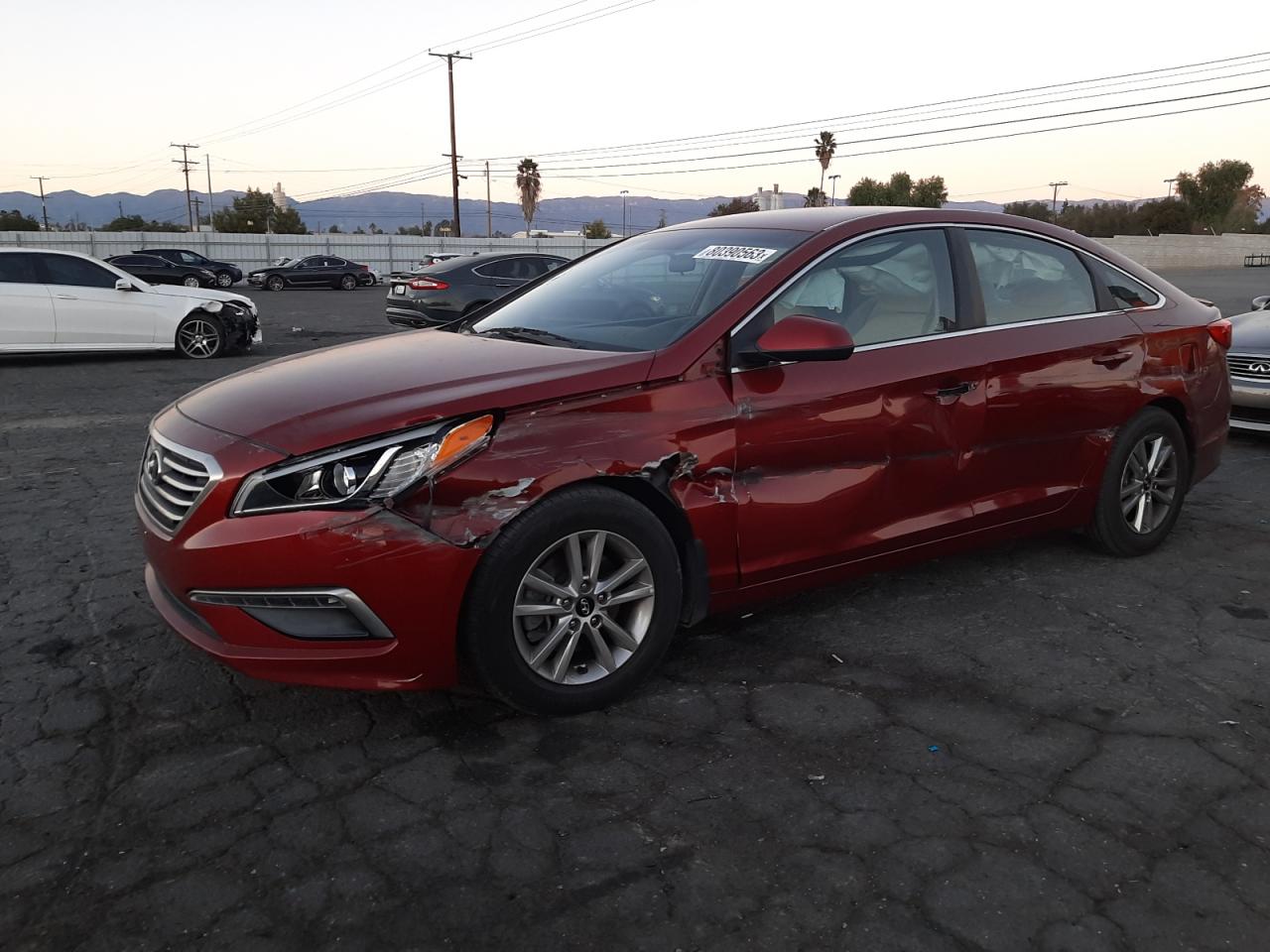 Obraz 1 z 2015 HYUNDAI SONATA SE 2015 z VIN 5NPE24AF3FH257031